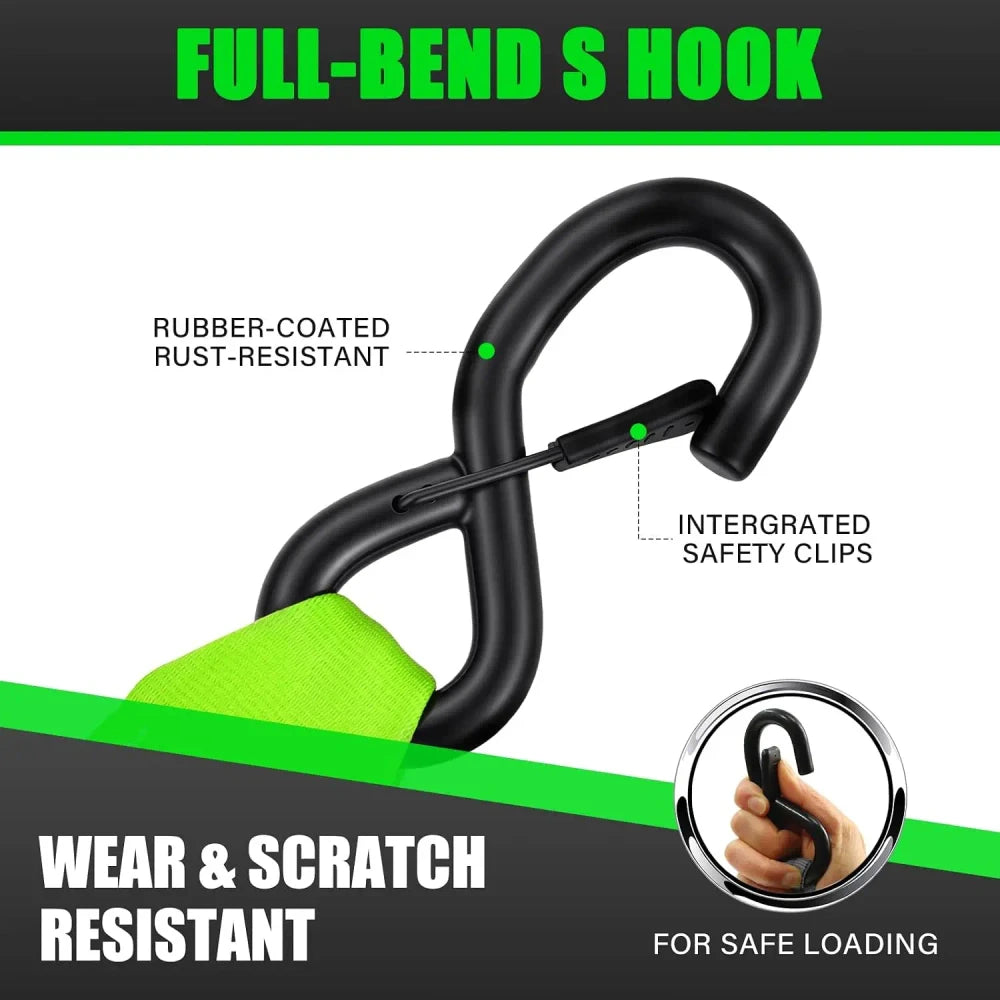 Heavy Duty Retractable Ratchet Strap