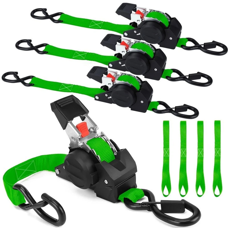 Heavy Duty Retractable Ratchet Strap